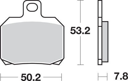 SBS HF Brake Pads 730HF