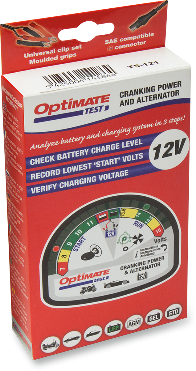 TECMATE Battery Charging System/Alternator Tester TS-121