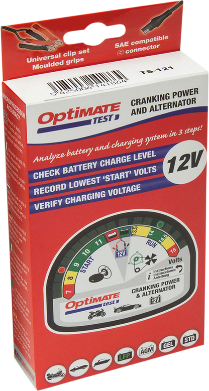 TECMATE Battery Charging System/Alternator Tester TS-121