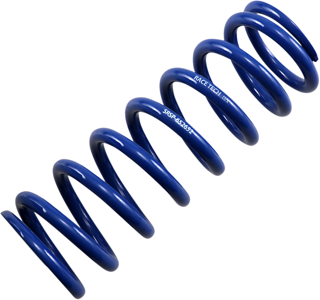 RACE TECH Shock Spring - Rear - Blue - Race Series - Spring Rate 280 lb/in SRSP 652650