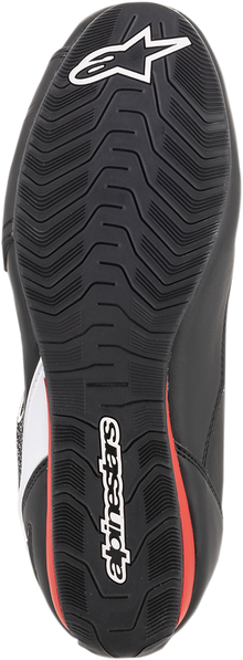 ALPINESTARS Faster-3 Rideknit® Shoes - Black/White/Red - US 9.5 / EU 42.5 2510319123-9.5
