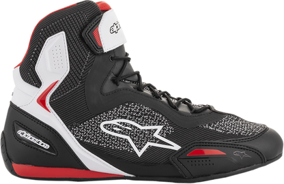 ALPINESTARS Faster-3 Rideknit® Shoes - Black/White/Red - US 10 / EU 43 2510319123-10