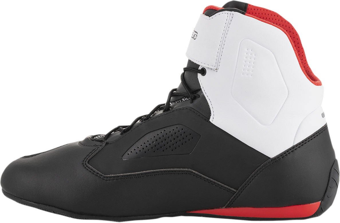ALPINESTARS Faster-3 Rideknit® Shoes - Black/White/Red - US 12.5 / EU 46 2510319123-12.5