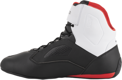 ALPINESTARS Faster-3 Rideknit® Shoes - Black/White/Red - US 12.5 / EU 46 2510319123-12.5