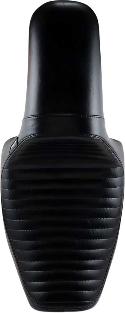 LE PERA Daytona Sport Seat - Pleated - Black - FXR '82-'00 L-541PT