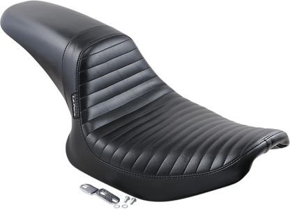 LE PERA Daytona Sport Seat - Pleated - Black - FXR '82-'00 L-541PT