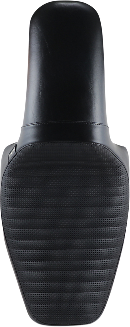 LE PERA Daytona Sport Seat - Basketweave/Pleated - Black - FXR '82-'00 L-541BWPT