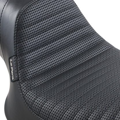 LE PERA Daytona Sport Seat - Basketweave/Pleated - Black - FXR '82-'00 L-541BWPT