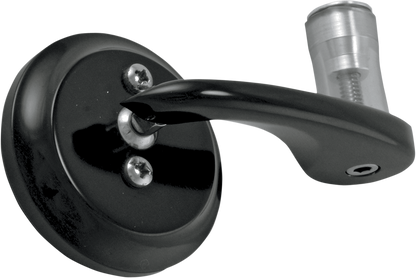TODD'S CYCLE Mirror - Shooter - Side View - Round - Black - Left BSML-2