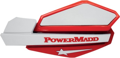POWERMADD Star Series Handguards - Red/White 34222