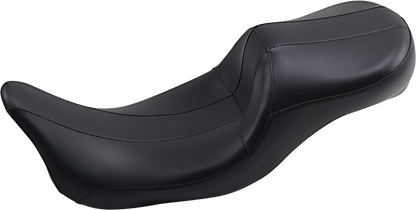 LE PERA Maverick Daddy Long Legs Seat - Black w/ HR Carbon Fiber Inlay - FL '08-'23 LK-957DLHR3