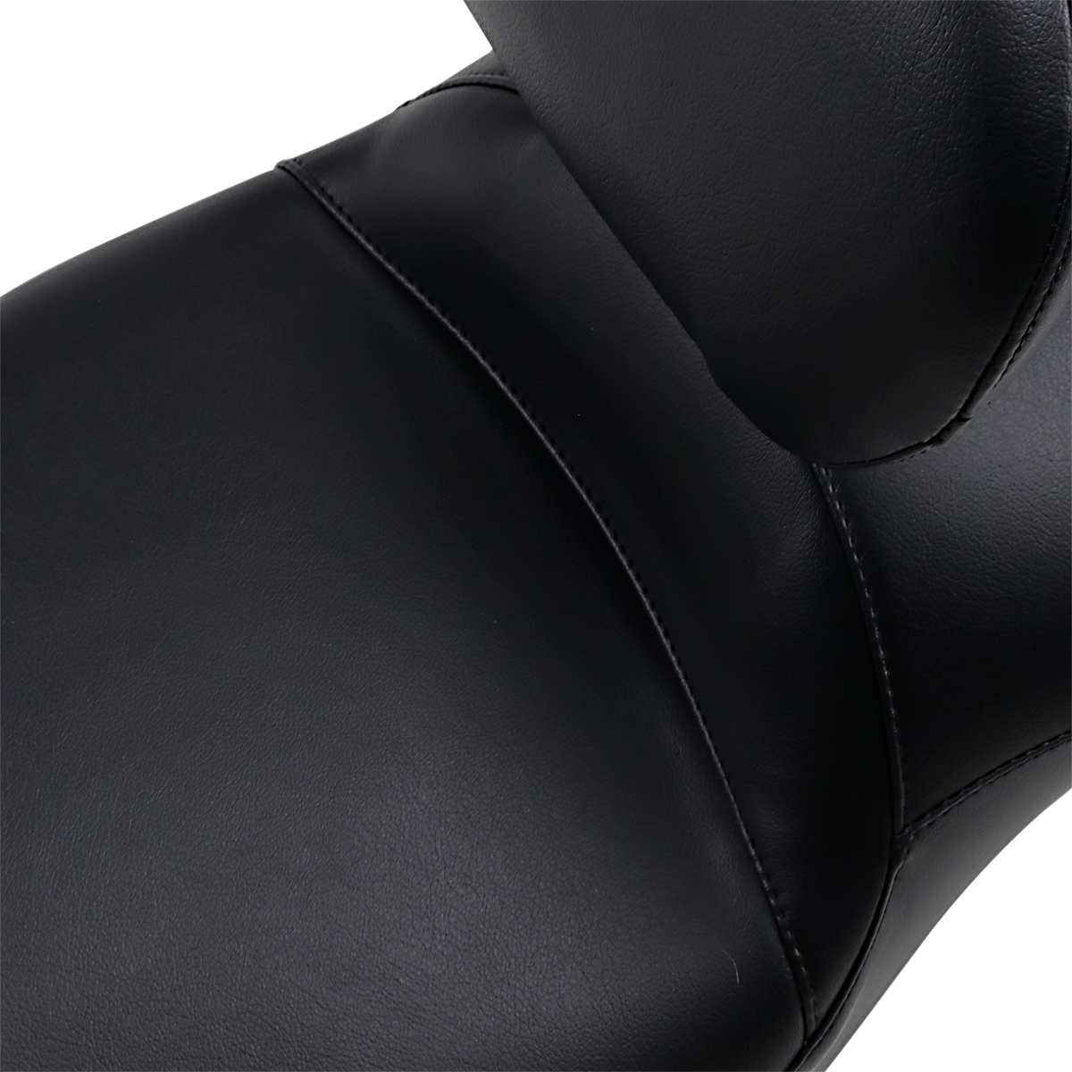 LE PERA Maverick Daddy Long Legs Seat - With Backrest - Black - Smooth - FL '08-'23 LK-957DLTBRS