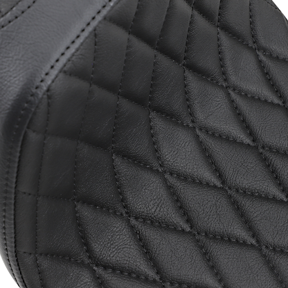 DRAG SPECIALTIES SEATS Predator III Seat - Diamond Stich w/ Black Thread - XL '57-'78 0804-0758