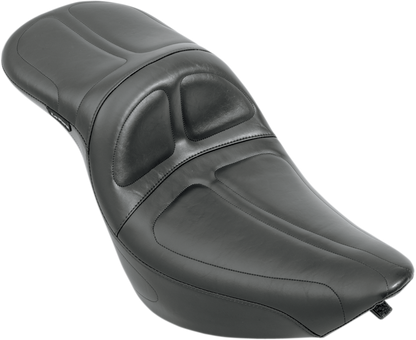 LE PERA Maverick Daddy Long Legs Seat - Black - Stitched - FL/FX '06-'17 LK-910DL