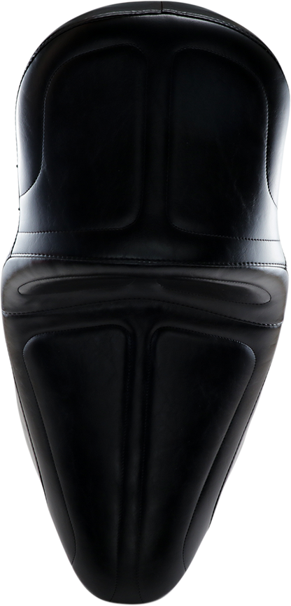 LE PERA Maverick Daddy Long Legs Seat - Black - Stitched - FL/FX '06-'17 LK-910DL