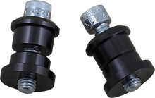 BILTWELL Riser Bushings - Solid - Black 6908-201