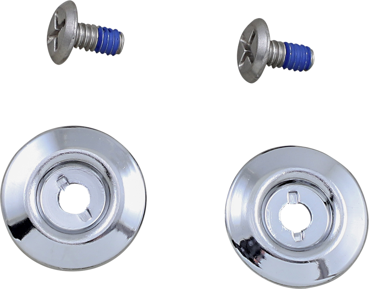 BILTWELL Gen 2 Hardware Kit - SS Screw - Chrome Baseplate 0034-150-67