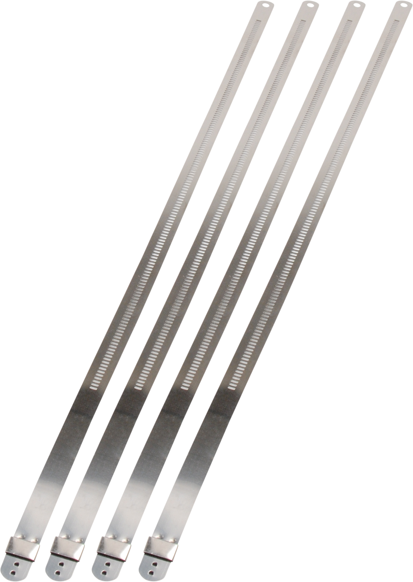 DEI Positive Locking Ties - 1/2" x 14" - Stainless Steel 010212