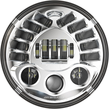 CUSTOM DYNAMICS Adaptive Headlight with Adapter - 7" - Chrome PB-7A-14-C
