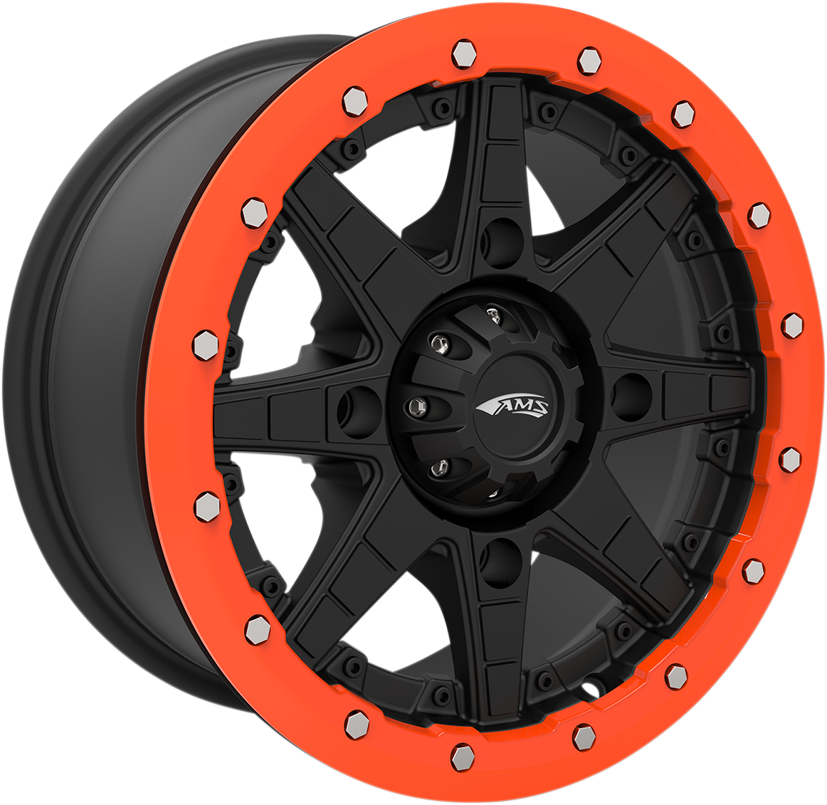 AMS Beadlock Ring - Replacement/Wheel - Roll'n 106 - Orange - 14" 14B02