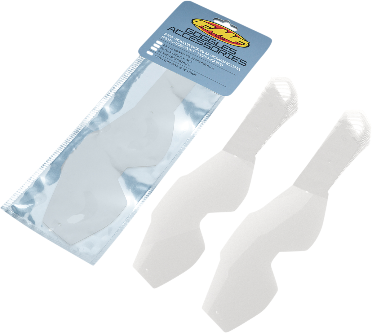 FMF PowerBomb/PowerCore Tear-Offs - Laminated - (2) 7 pack F-59013-00001
