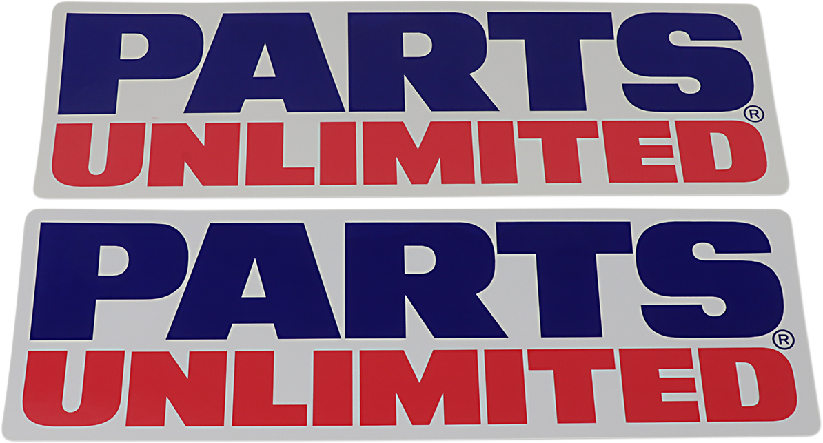 PROMOTIONAL ITEMS VENDOR Parts Unlimited Decals - Trailer - 2 Pack PRE68