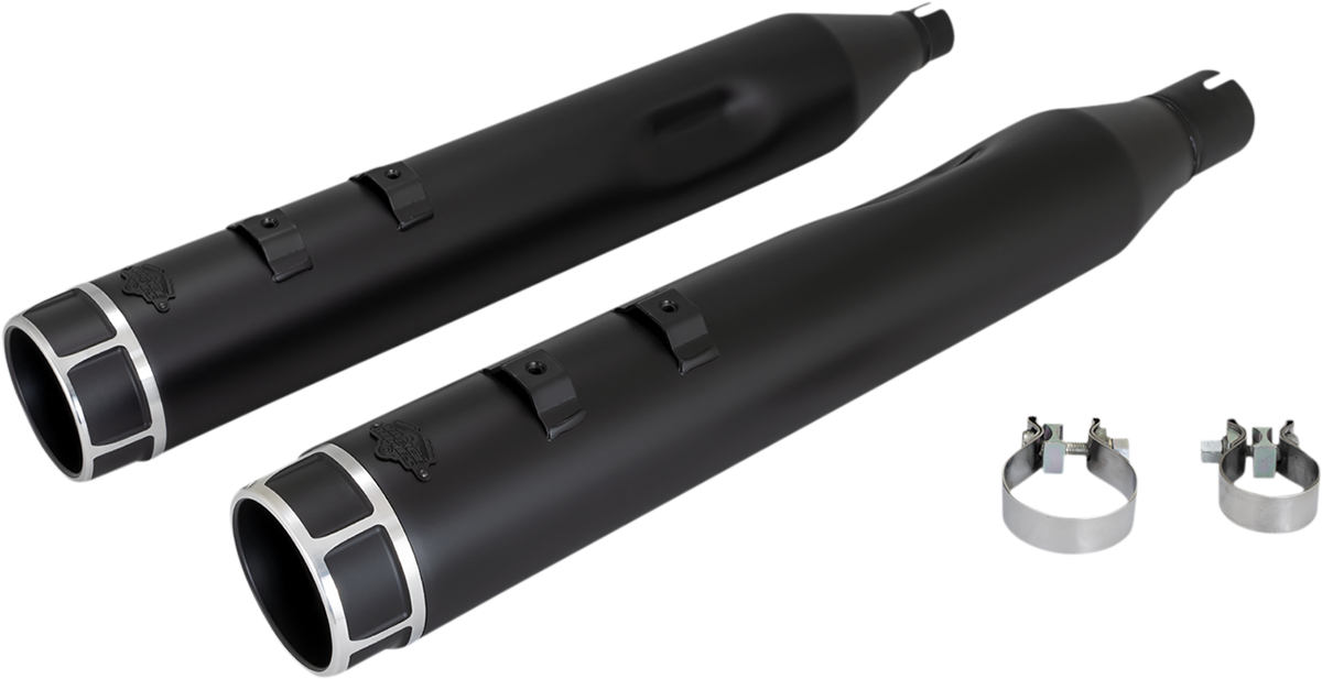 VANCE & HINES 4-1/2" Torquer Slip-On Mufflers - Machine Cut 46676