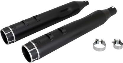 VANCE & HINES 4-1/2" Torquer Slip-On Mufflers - Machine Cut 46676