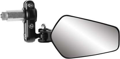 PARTS UNLIMITED Mirror - Side View/Bar End - Oval - Black 98002