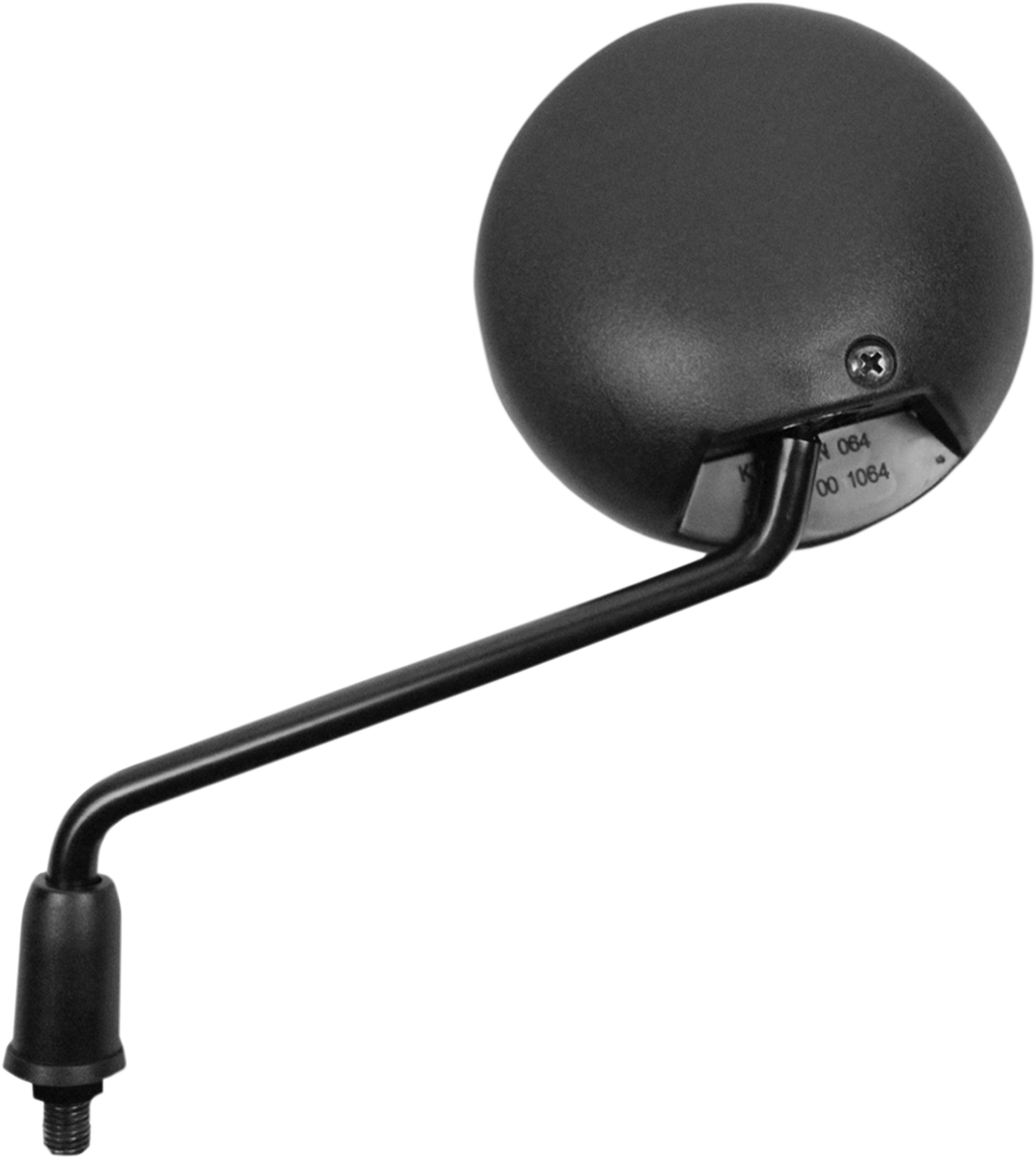 PARTS UNLIMITED Mirror - Side View - Round - Black 95135