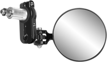 PARTS UNLIMITED Mirror - Side View/Bar End - Round - Black 98001