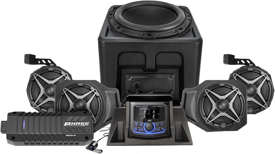 5 Speaker Kit Phase Eq W/ Jvc Controller
