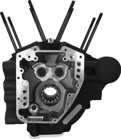 S&S Cycle 07-16 BT Engines w/ 4-1/8in Bore Super Stock T2 Crankcase - Wrinkle Black