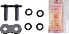 DID 525 ZVMX - Black - Rivet Connecting Link ZJ525ZVMXBK