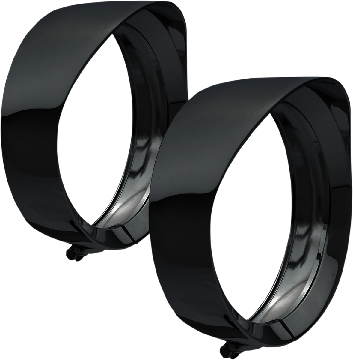 HEADWINDS Trim Ring - 4-1/2" - Mariah - Black 1-4028ZAP