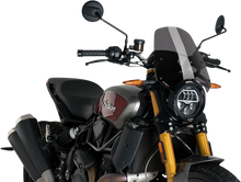 PUIG HI-TECH PARTS New Generation Windscreen - Dark Smoke - FTR 1200 3834F