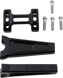 SLYFOX Handlebar Riser Kit - Straight - 1" Clamping - 6" Rise - Black TM-SLY4