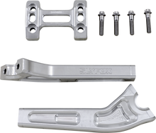 SLYFOX Handlebar Riser Kit - Pullback - 1" Clamping - 8" Rise - Raw TM-SLY11