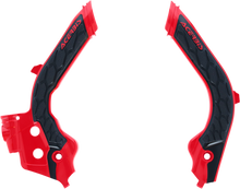 ACERBIS X-Grip Frame Guards - Red/Black - Gas Gas | Husqvarna 2733451018