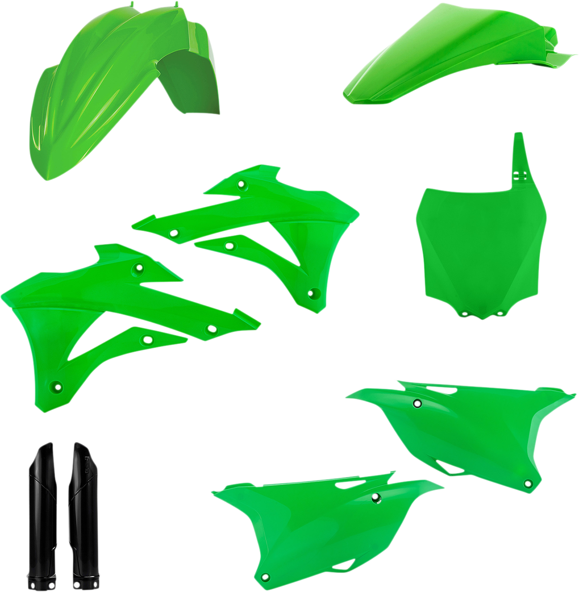 ACERBIS Full Body Kit - '21 OEM Green/Black - Kawasaki - KX '14-'21 2374117118