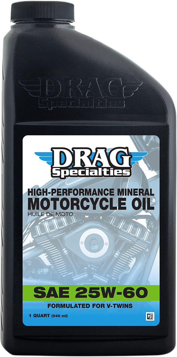 DRAG SPECIALTIES OIL Engine Oil - 25W-60 - 1 US quart 198920