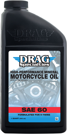 DRAG SPECIALTIES OIL Engine Oil - SAE 60 - 1 U.S. quart 198923