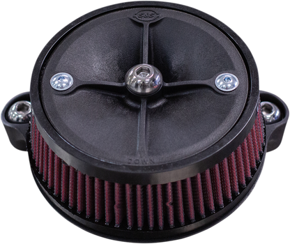 S&S CYCLE Super Stock™ Stealth Air Cleaner Kit - Black 170-0354C