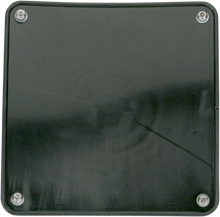 MOTORSPORT PRODUCTS Bumper Number Plate - Black 80-0002