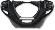 SHOW CHROME Lower Cowls - Black - Rectangular 52-908BK