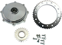 Cush Drive Chain Conv Kit Chrome `17 Up Flh/Flt