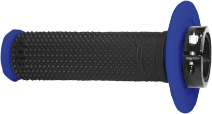 PRO GRIP 708 Lock-On Grips - Blue/Black PA070800BL02