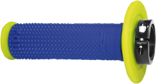 PRO GRIP 708 Lock-On Grips - Fluorescent Yellow/Blue PA070800GFBL