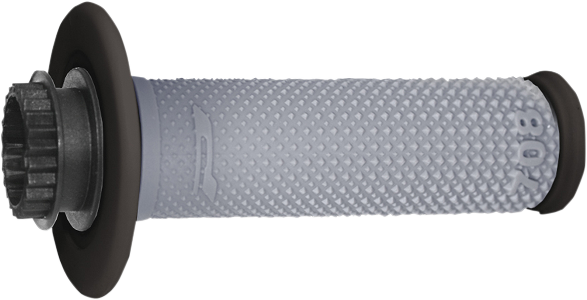 PRO GRIP 708 Lock-On Grips - Black/Gray PA070800NEGR