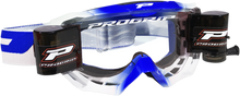PRO GRIP 3200 Roll-Off Goggle - Venom - Blue - Clear Lens PZ3200ROBLU